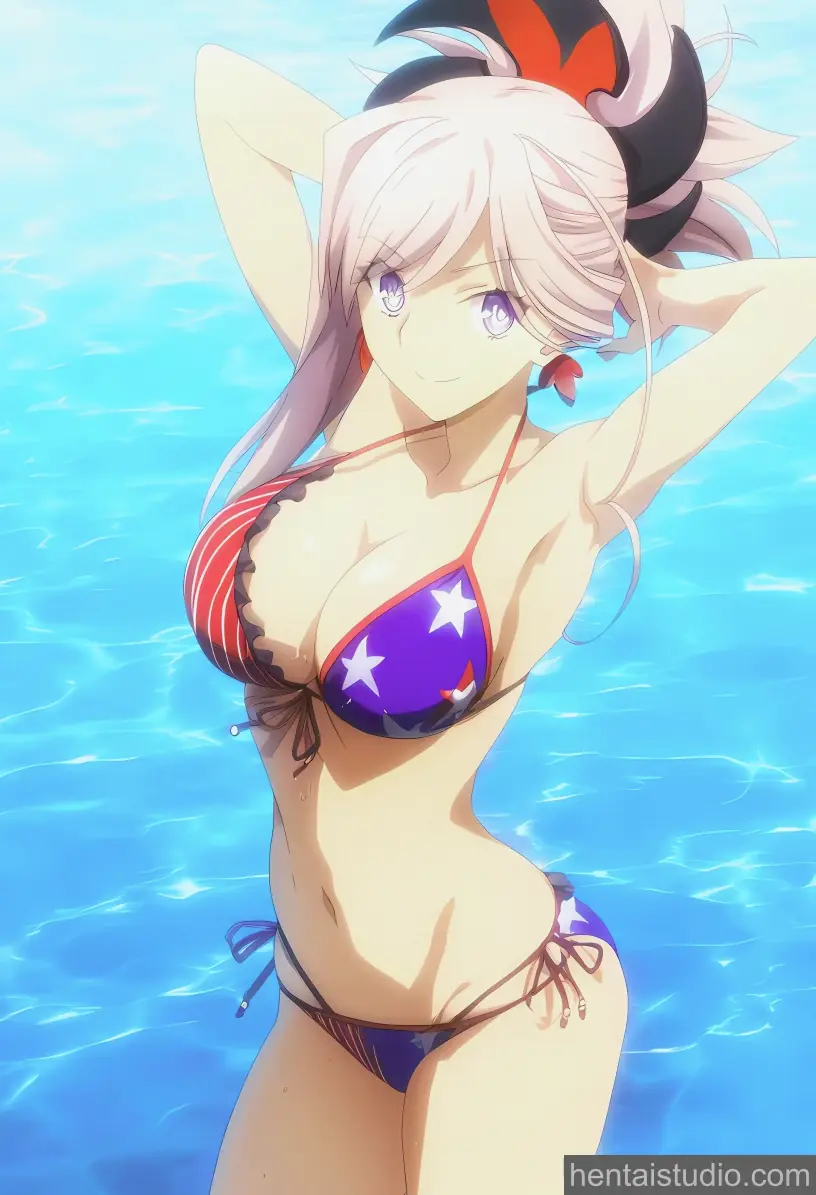 Miyamoto Musashi from Fate hentai art 41 of 45