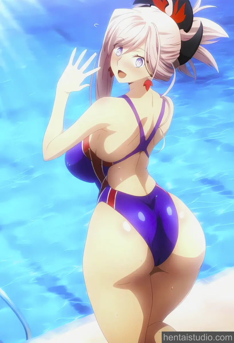 Miyamoto Musashi from Fate hentai art 42 of 45