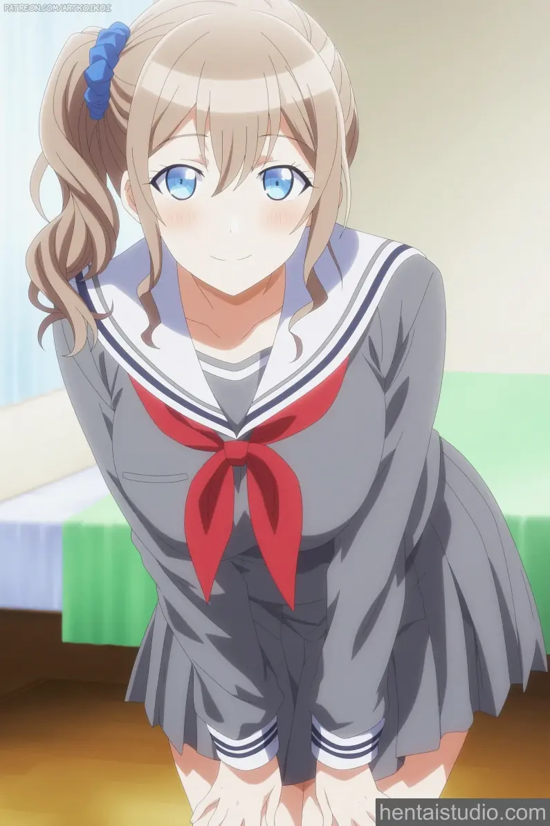 Mochizuki Honami | Project Sekai Colorful Stage – hentai anime character, Mochizuki Honami, Project Sekai Colorful Stage, Skirt, Uniform, Panties, Pussy, Butthole, Blowjob