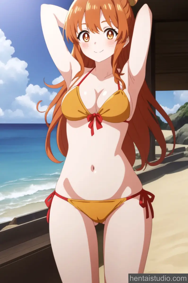 Moeko Sekine from The Dangers In My Heart hentai art 1 of 9