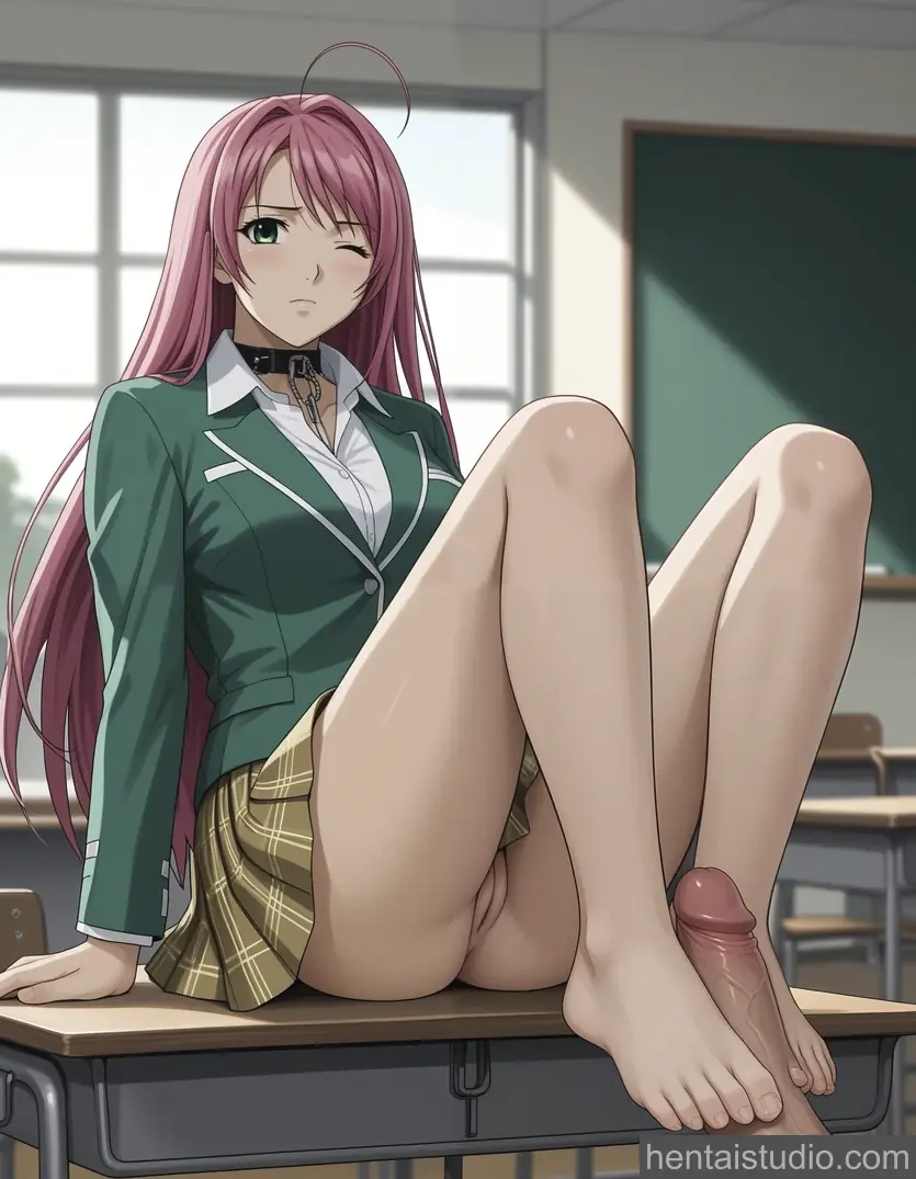 Moka Akashiya from Rosario Vampire hentai art 13 of 30