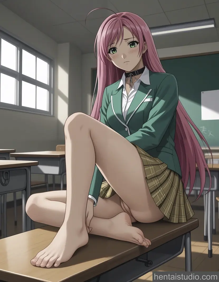 Moka Akashiya from Rosario Vampire hentai art 16 of 30