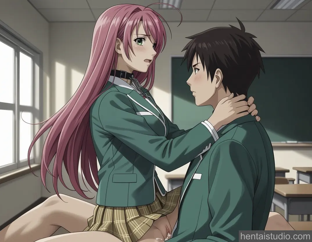 Moka Akashiya from Rosario Vampire hentai art 24 of 30