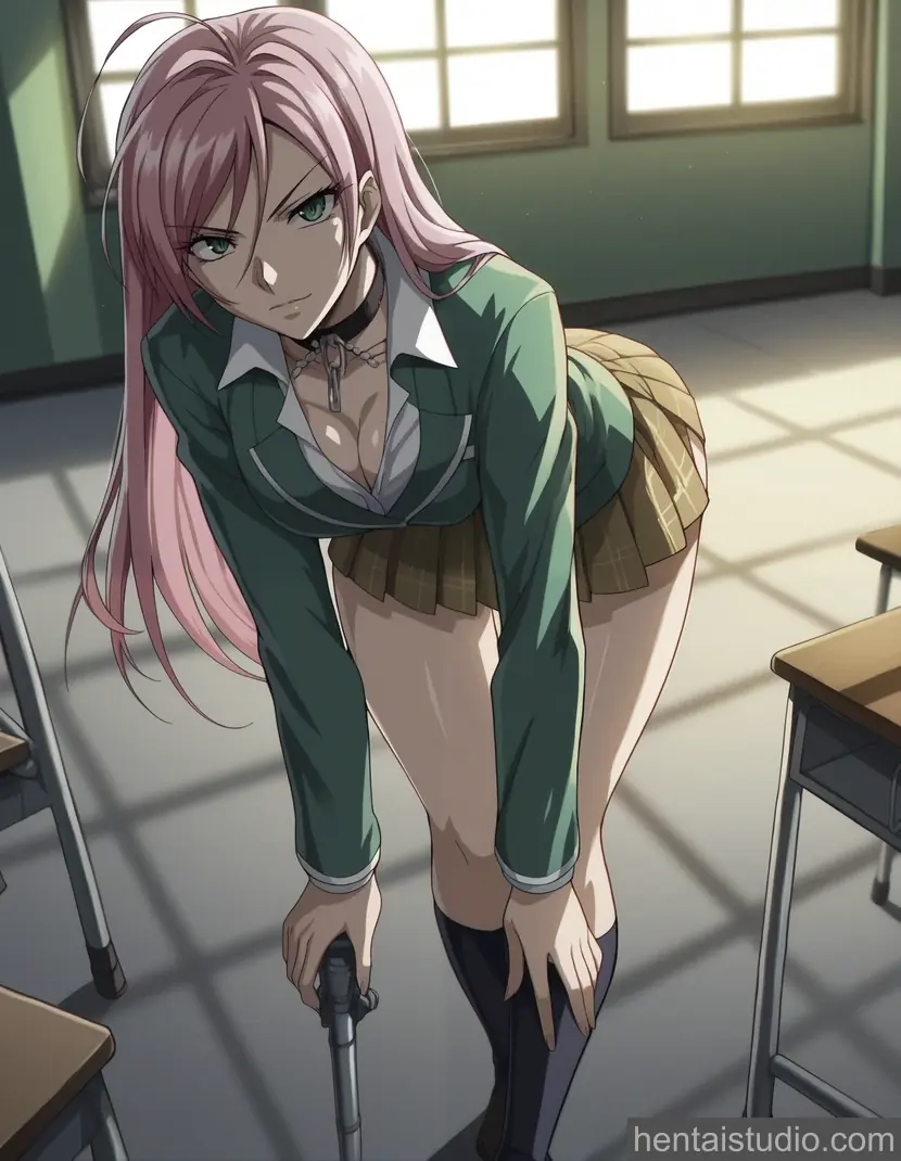 Moka Akashiya from Rosario Vampire hentai art 5 of 30