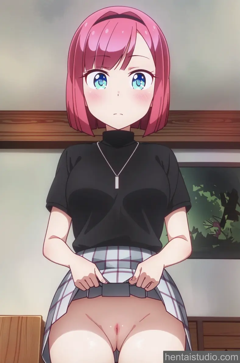 Momiji Mochizuki | New Game – hentai anime character, Momiji Mochizuki, New Game, Momo, Blue Eyes, Short Hair, Skirt, Blowjob, Pussy, Big Tits
