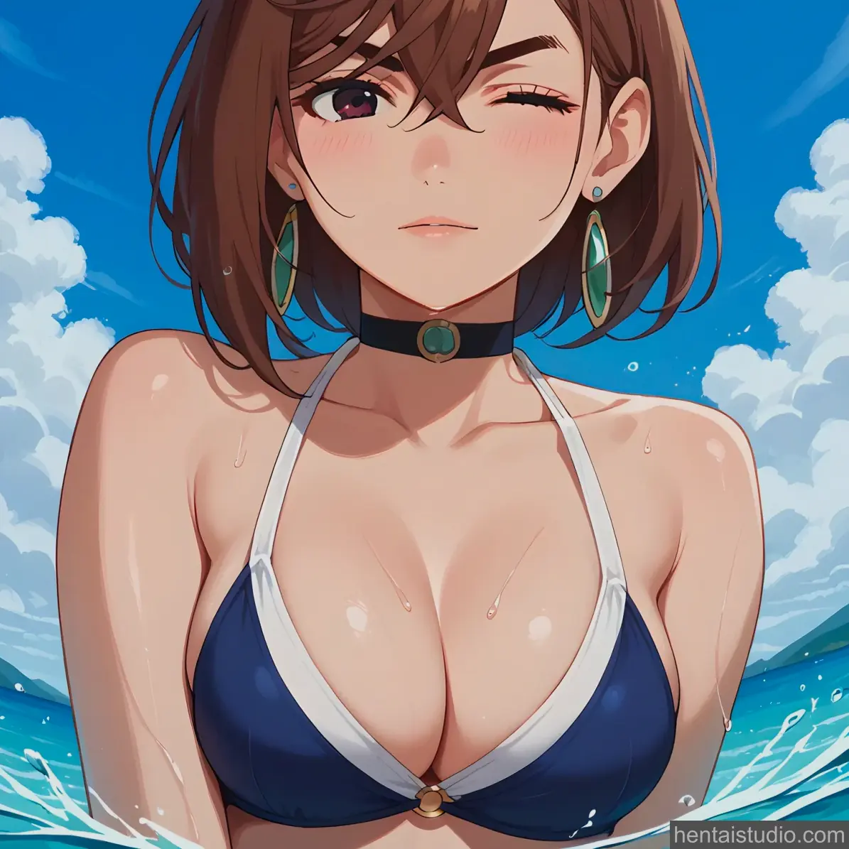 Momo Ayase from Dandadan hentai art 13 of 42