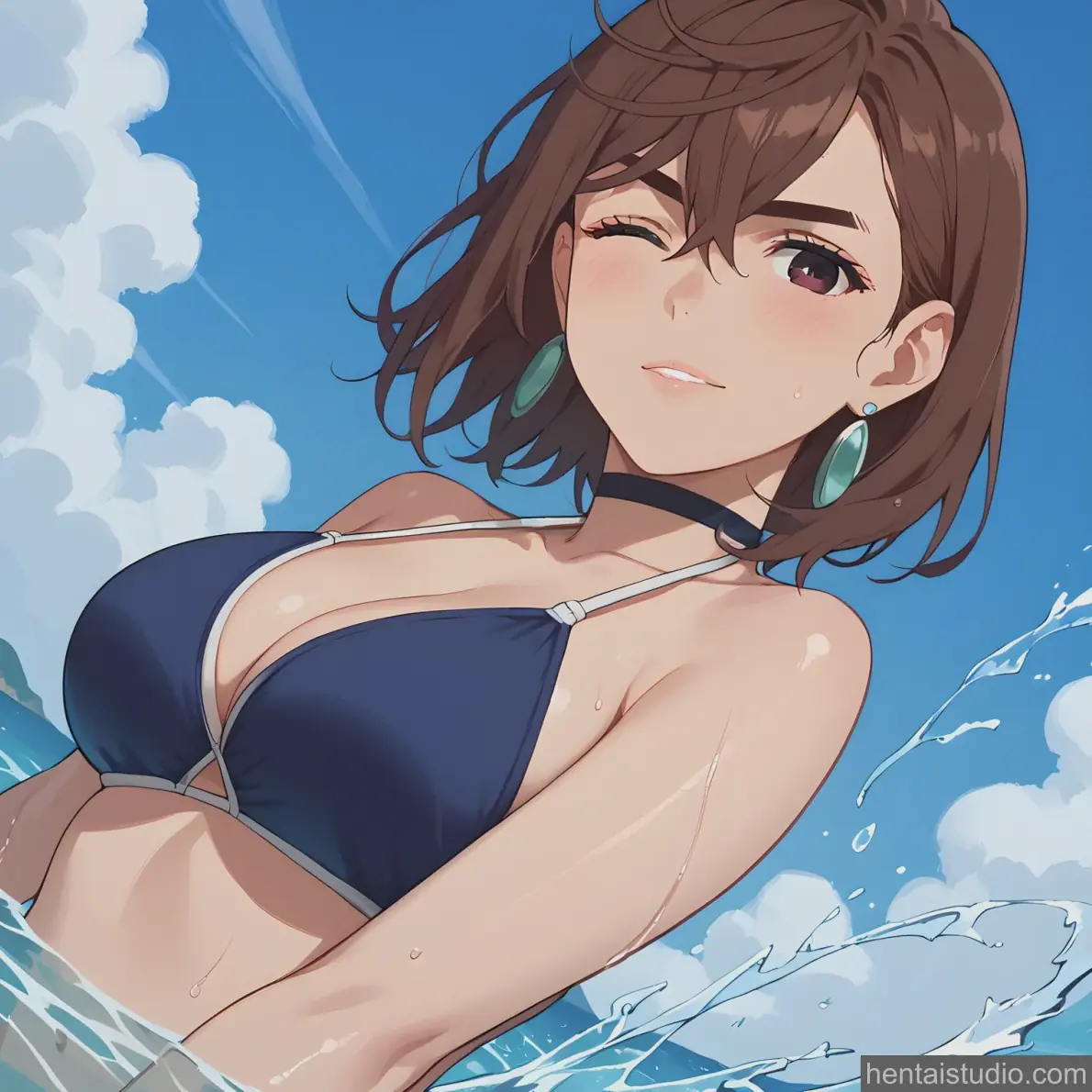 Momo Ayase from Dandadan hentai art 16 of 42