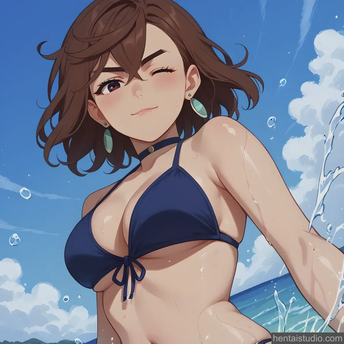 Momo Ayase from Dandadan hentai art 17 of 42