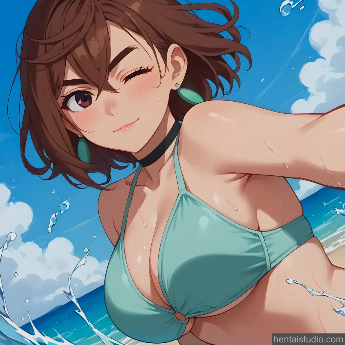 Momo Ayase from Dandadan hentai art 18 of 42