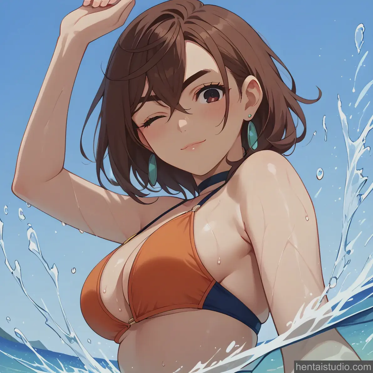 Momo Ayase from Dandadan hentai art 21 of 42