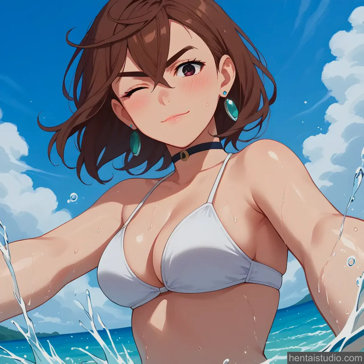 Momo Ayase from Dandadan hentai art 22 of 42