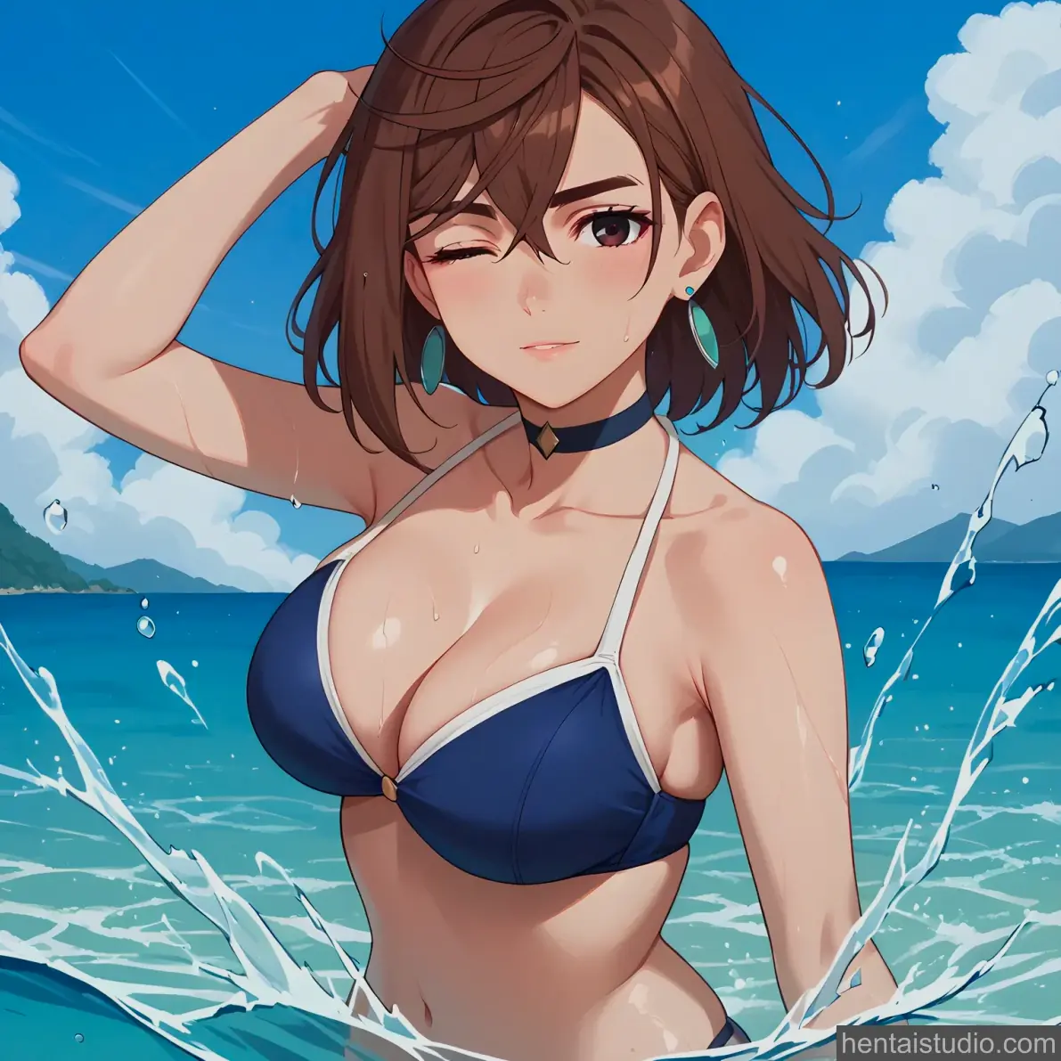 Momo Ayase from Dandadan hentai art 7 of 42