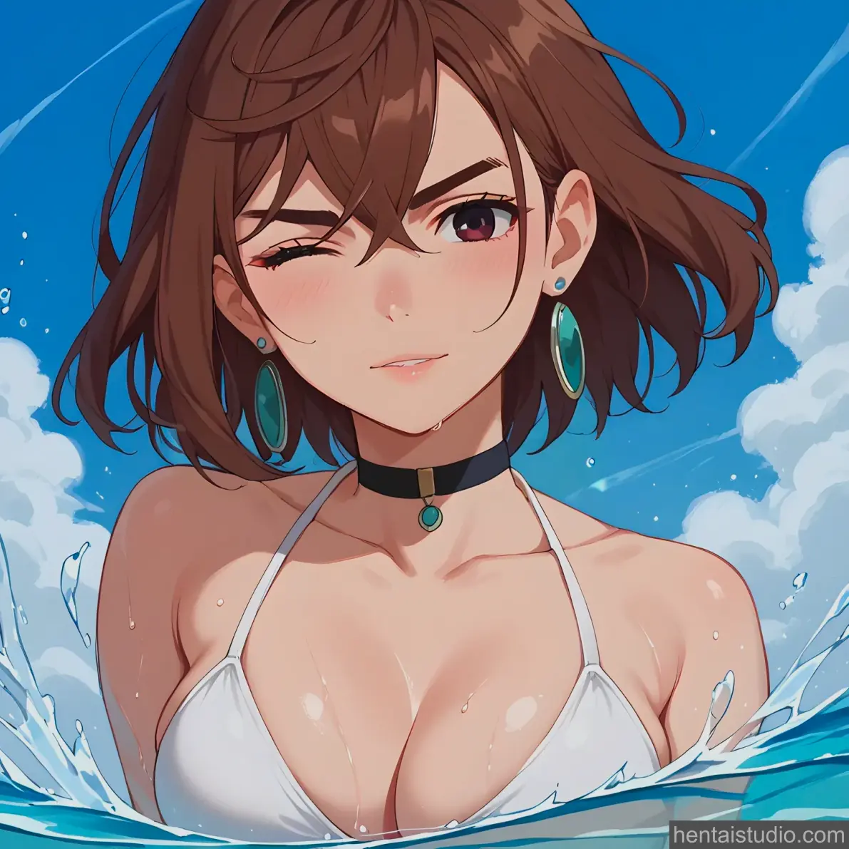 Momo Ayase from Dandadan hentai art 9 of 42