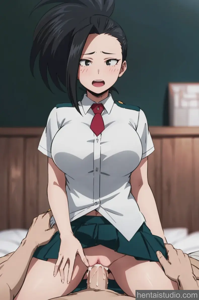 Momo Yaoyorozu from My Hero Academia hentai art 27 of 92