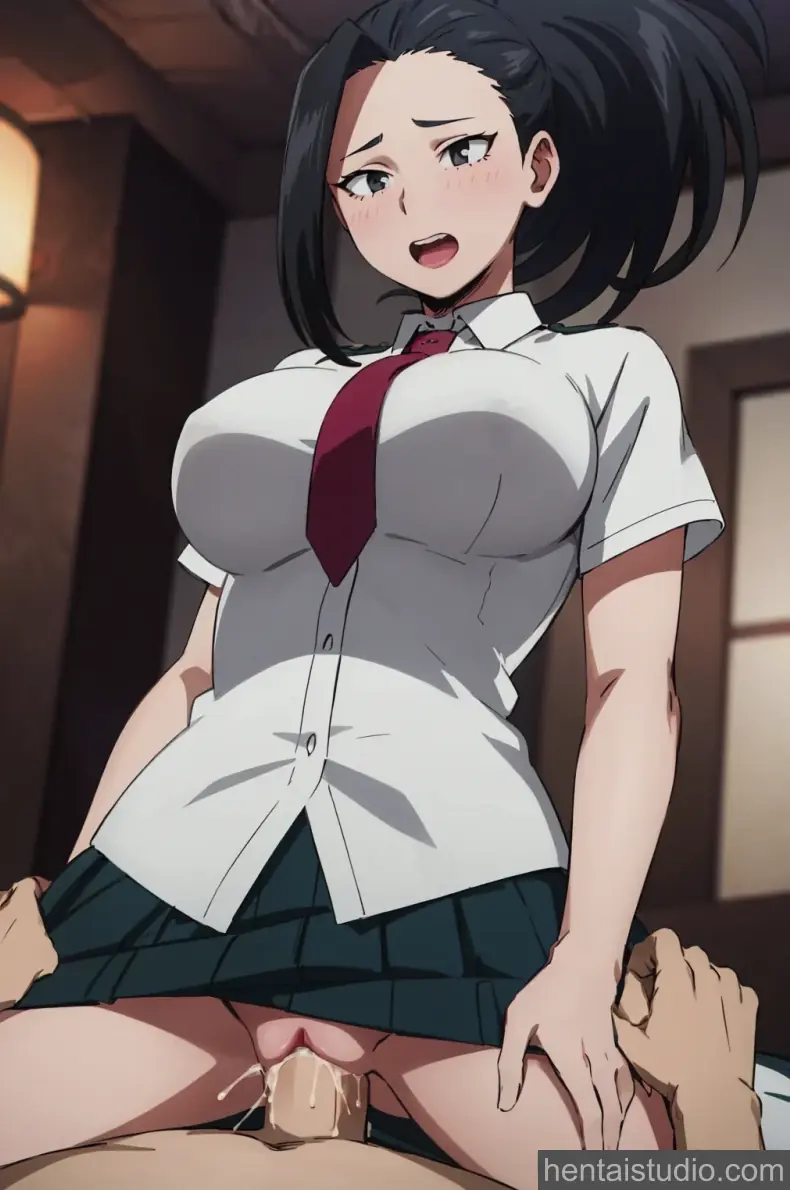 Momo Yaoyorozu from My Hero Academia hentai art 31 of 92