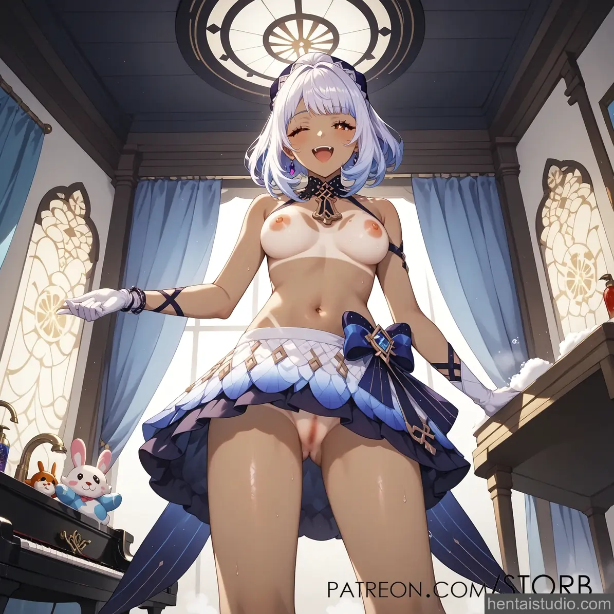 Mualani from Genshin Impact hentai art 1 of 6