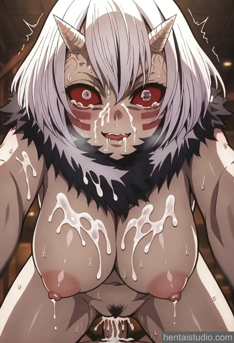 Mukago from Demon Slayer hentai art 27 of 38