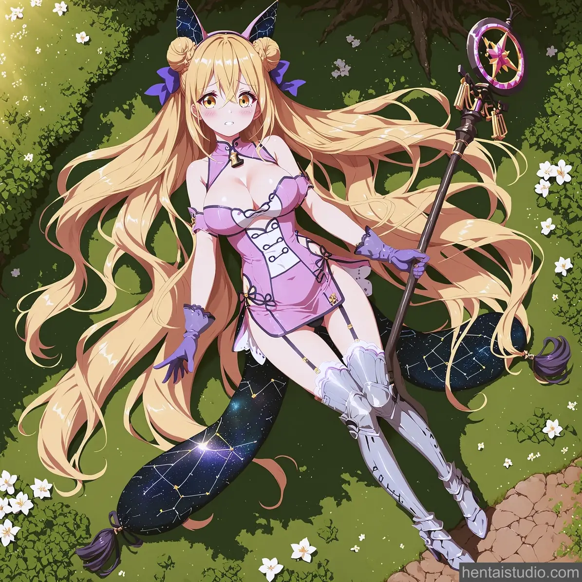 Mukuro Hoshimiya from Date A Live hentai art 2 of 14