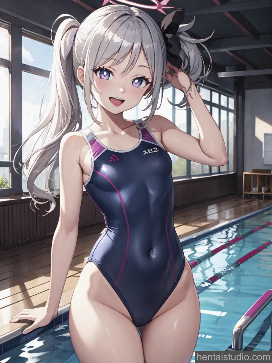 Mutsuki Asagi from Blue Archive hentai art 4 of 10