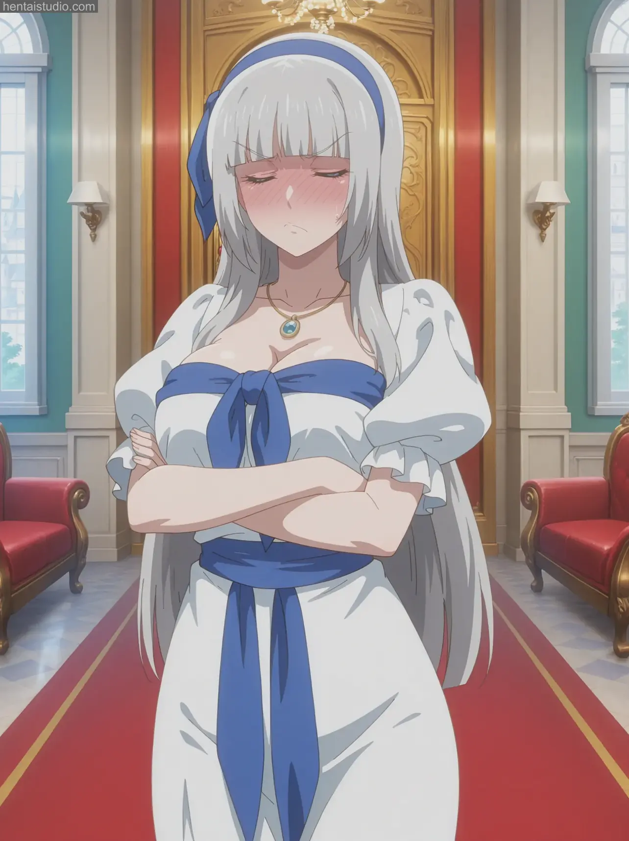 Mylene Rapha Holfort from Trapped In A Dating Sim: The World Of Otome Games Is Tough For Mobs hentai art 15 of 125