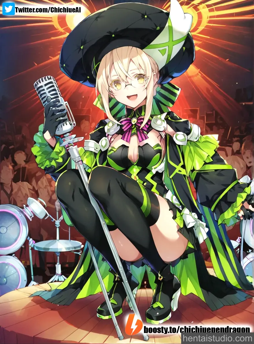 Mysterious Idol X from Fate hentai art 12 of 14