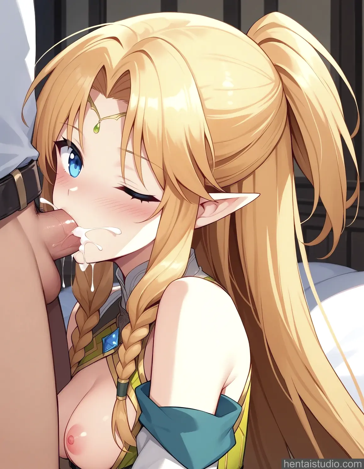 Myura from Isekai Cheat Magician hentai art 62 of 175