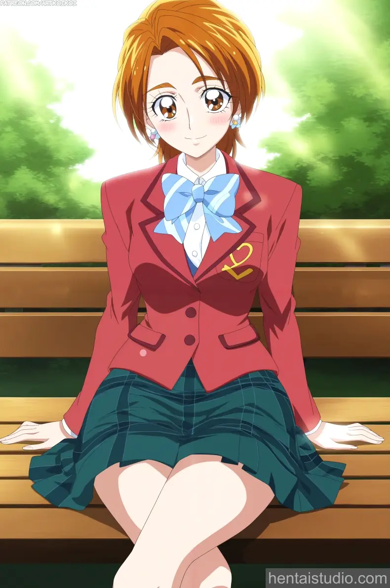 Nagisa Misumi | Pretty Cure – hentai anime character, Nagisa Misumi, Pretty Cure, Cure Black, Natalie Blackstone, Futari Wa Precure, Skirt, Short Hair, Panties, Ai Generated