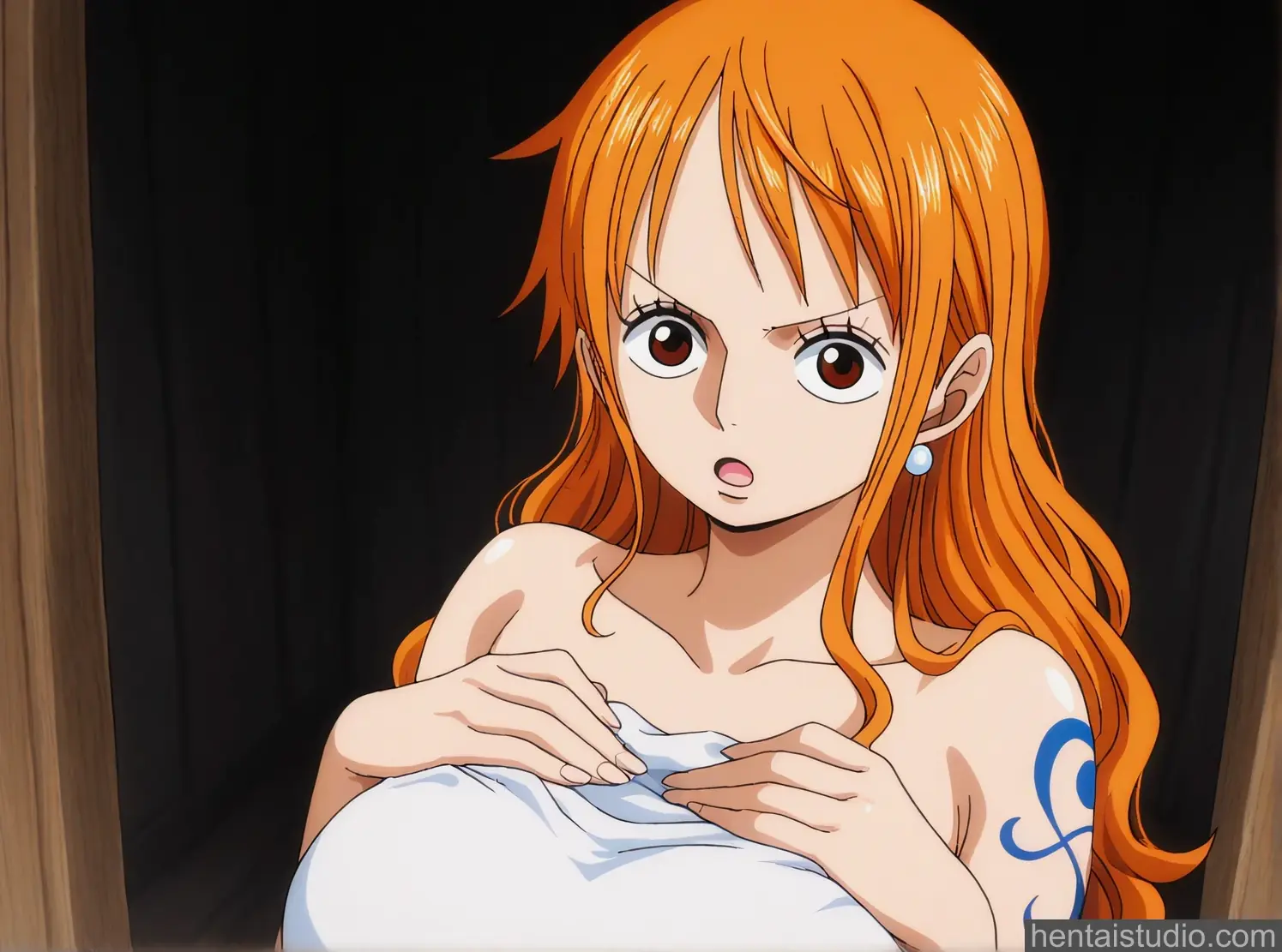 Nami Luffy from One Piece hentai art 77 of 96