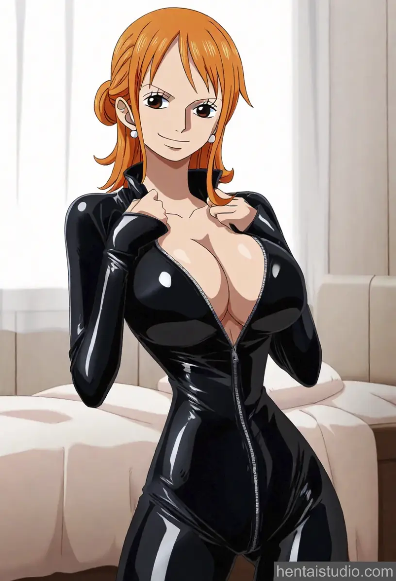 Nami from One Piece hentai art 24 of 33