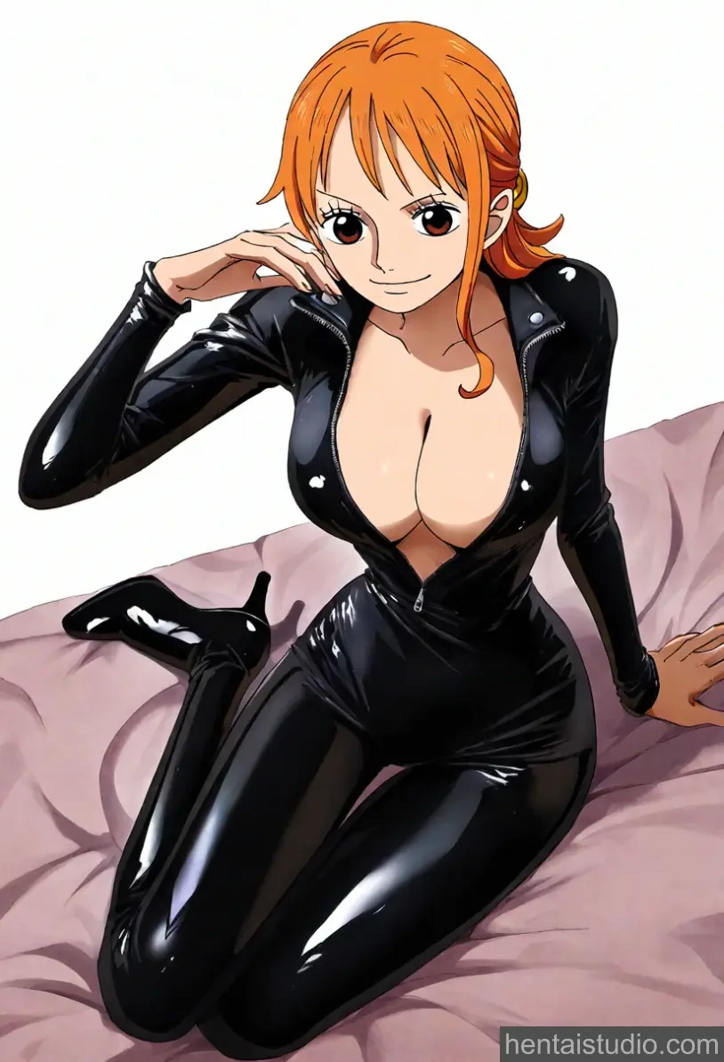 Nami from One Piece hentai art 31 of 33
