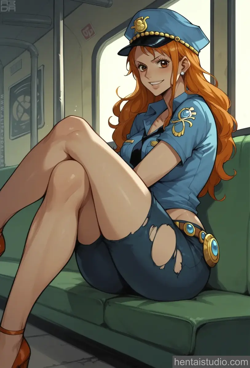 Nami from One Piece hentai art 11 of 58