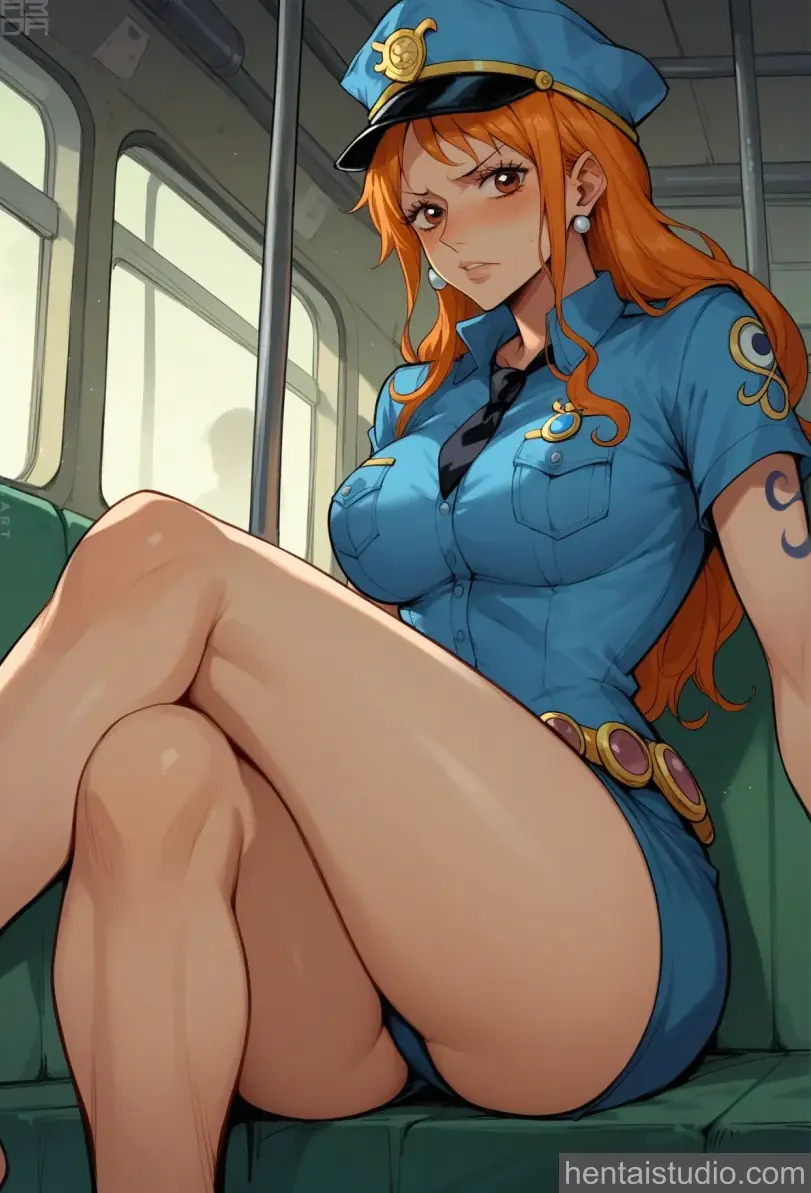 Nami from One Piece hentai art 20 of 58