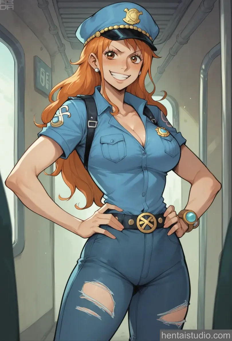 Nami from One Piece hentai art 21 of 58