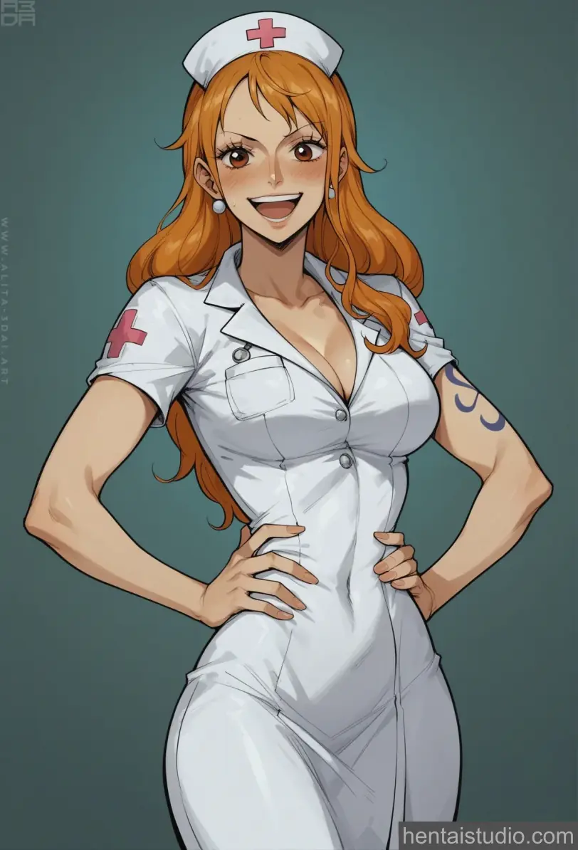 Nami from One Piece hentai art 40 of 56