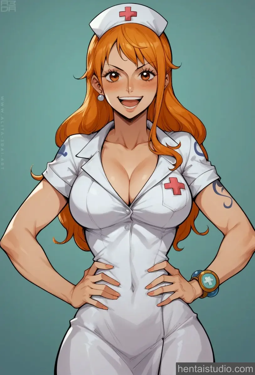 Nami from One Piece hentai art 42 of 56