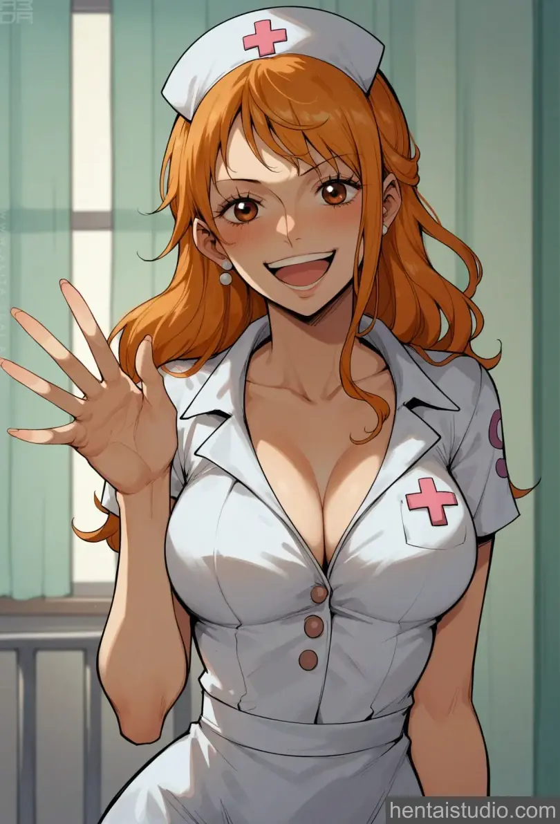 Nami from One Piece hentai art 9 of 56