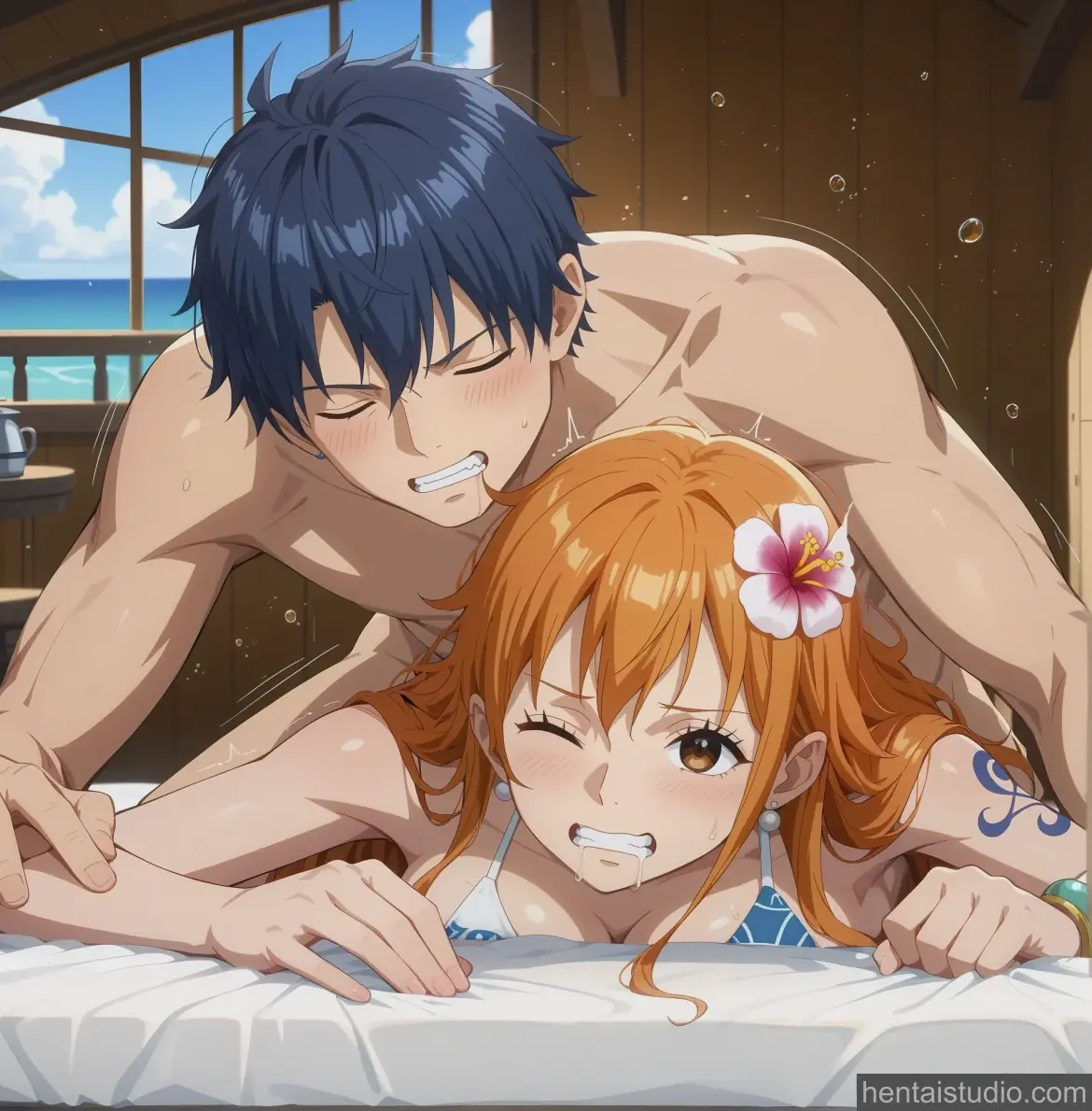Nami from One Piece hentai art 1 of 5