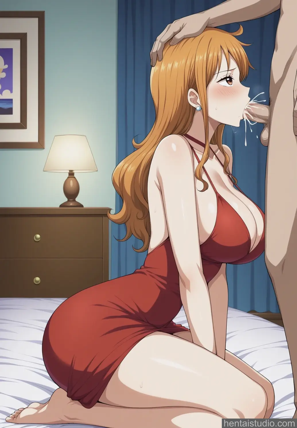 Nami from One Piece hentai art 36 of 180