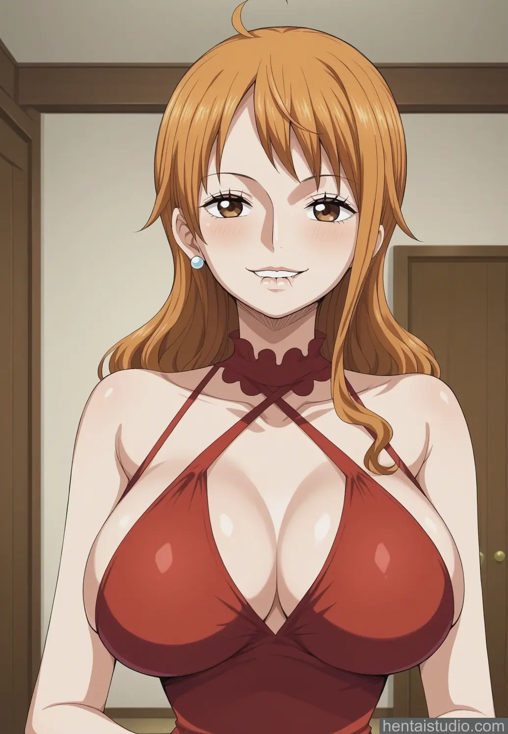Nami from One Piece hentai art 6 of 180