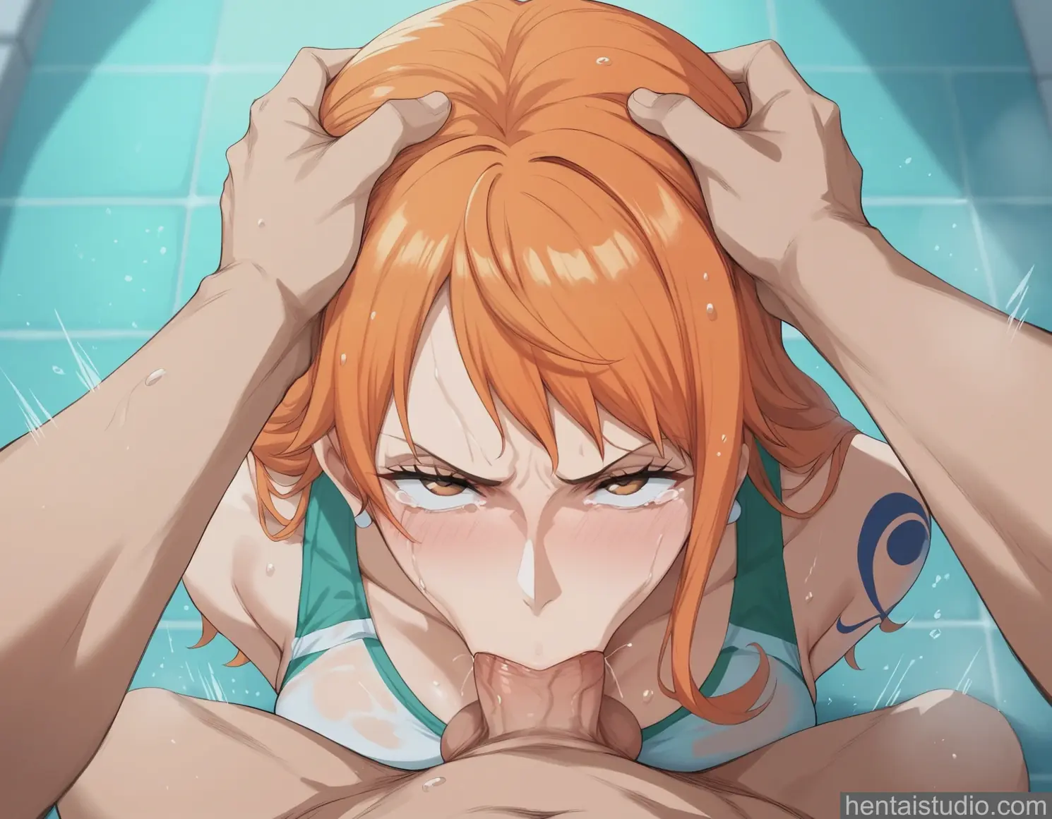 Nami from One Piece hentai art 13 of 23