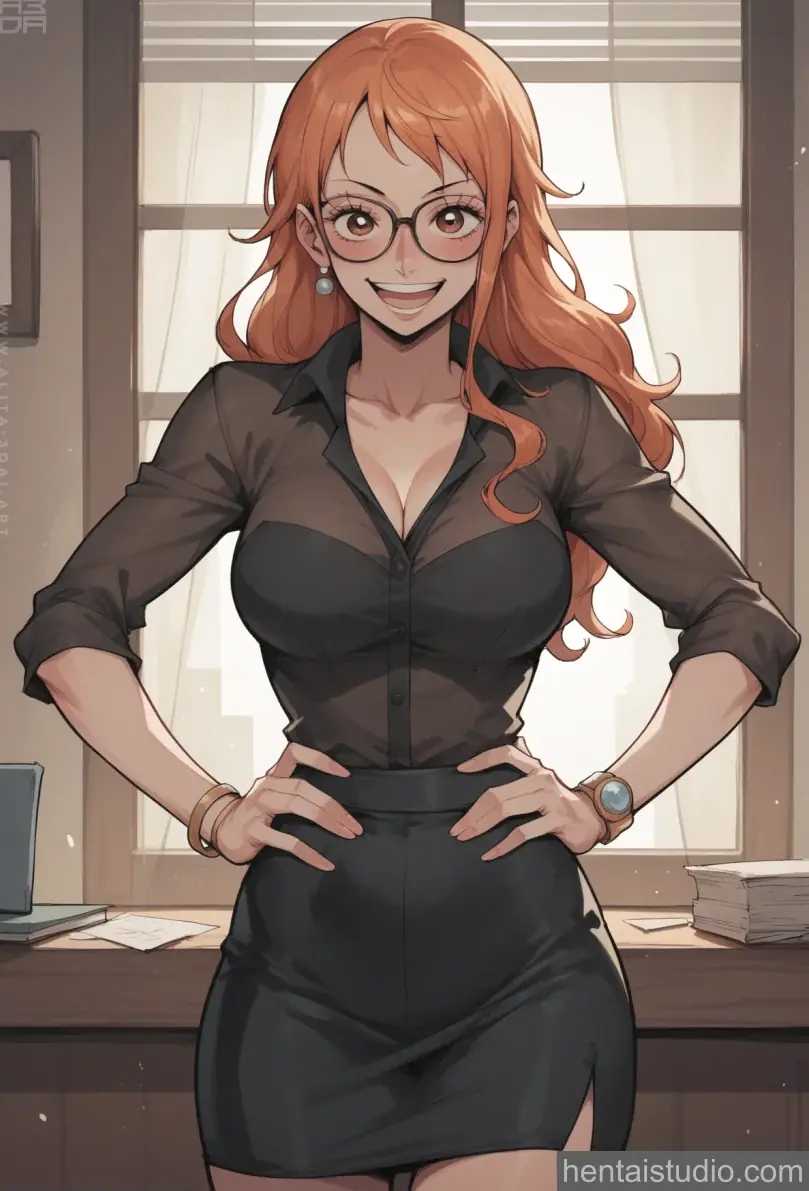 Nami from One Piece hentai art 37 of 62