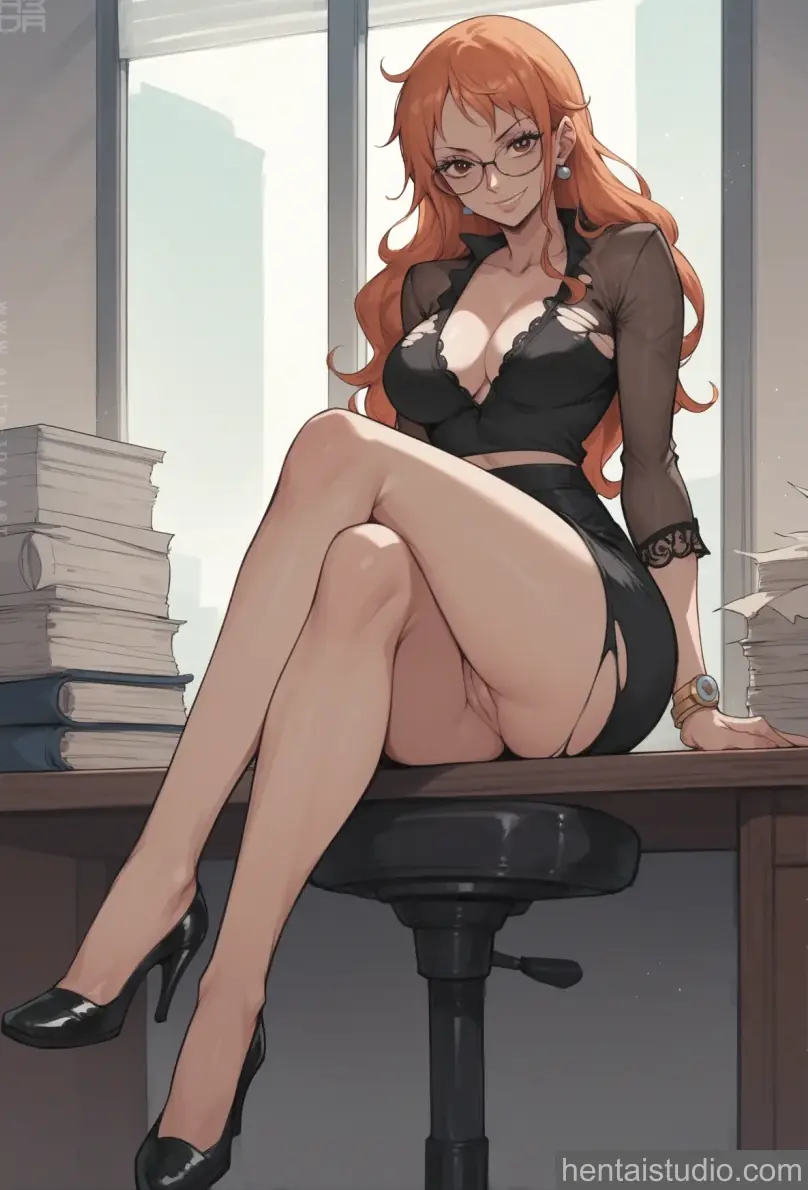 Nami from One Piece hentai art 40 of 62