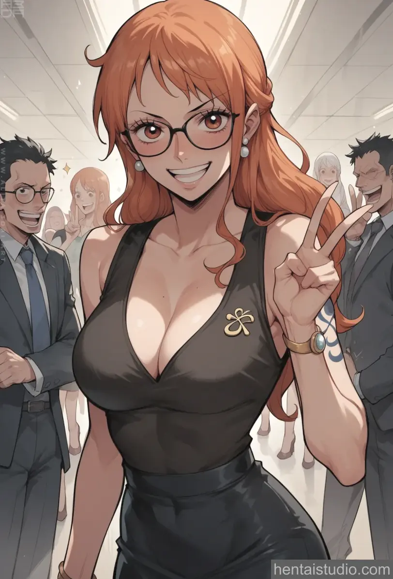 Nami from One Piece hentai art 47 of 62