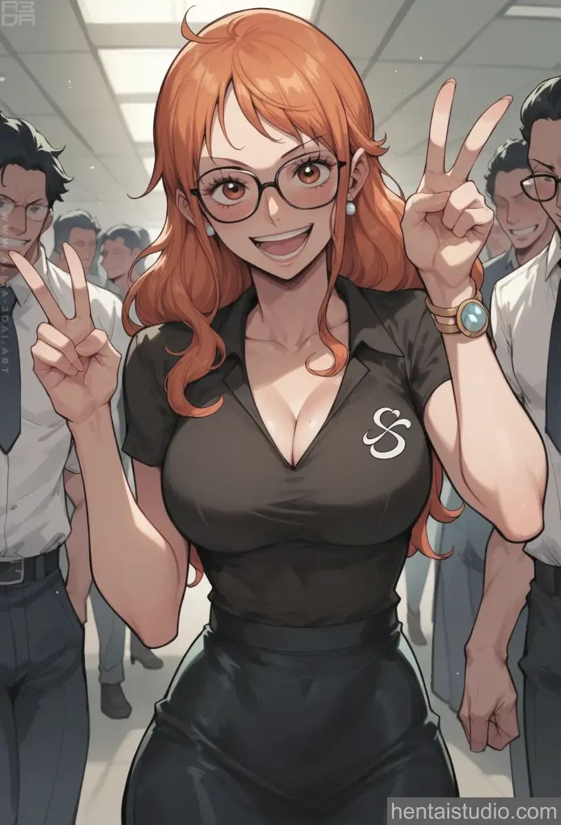 Nami from One Piece hentai art 59 of 62