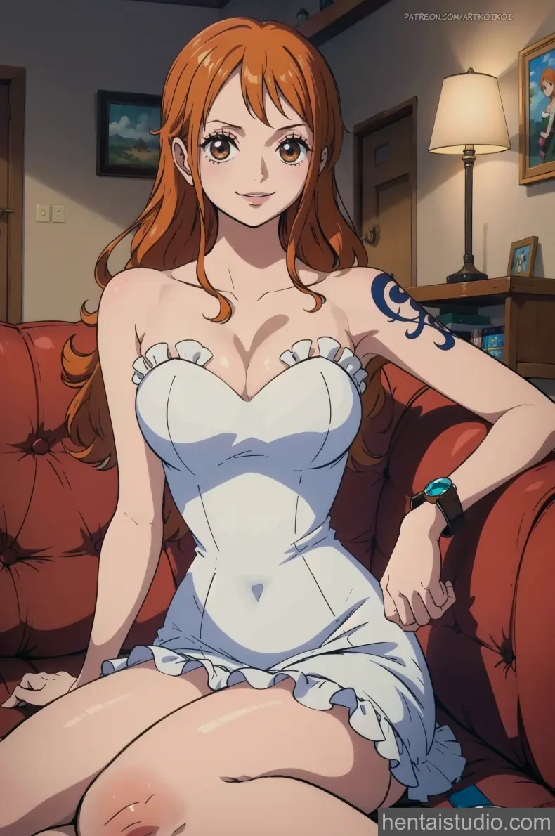Nami from One Piece hentai art 2 of 13