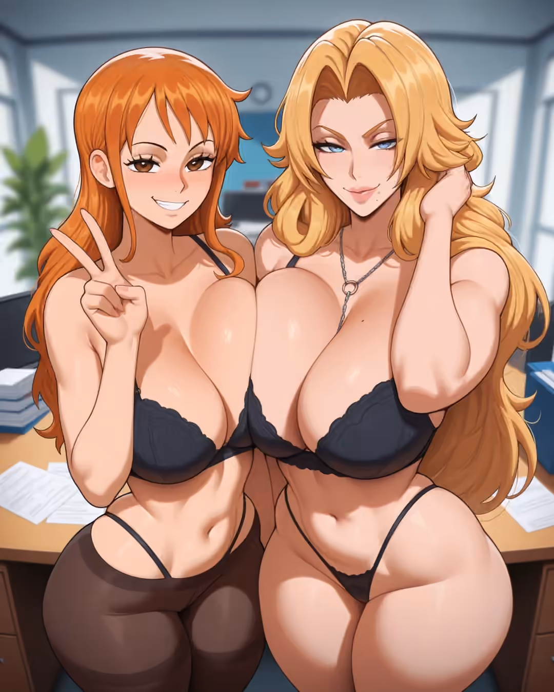 Nami - One Piece x Rangiku Matsumoto - Bleach - Hentai Gallery - 30 Images — image 5 of 30