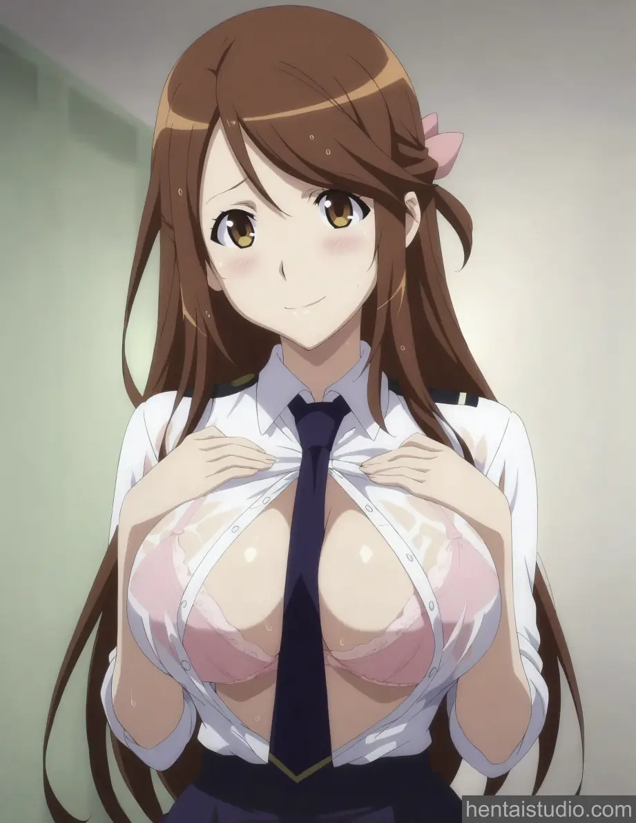 Nana Iida from Rail Wars hentai art 16 of 18