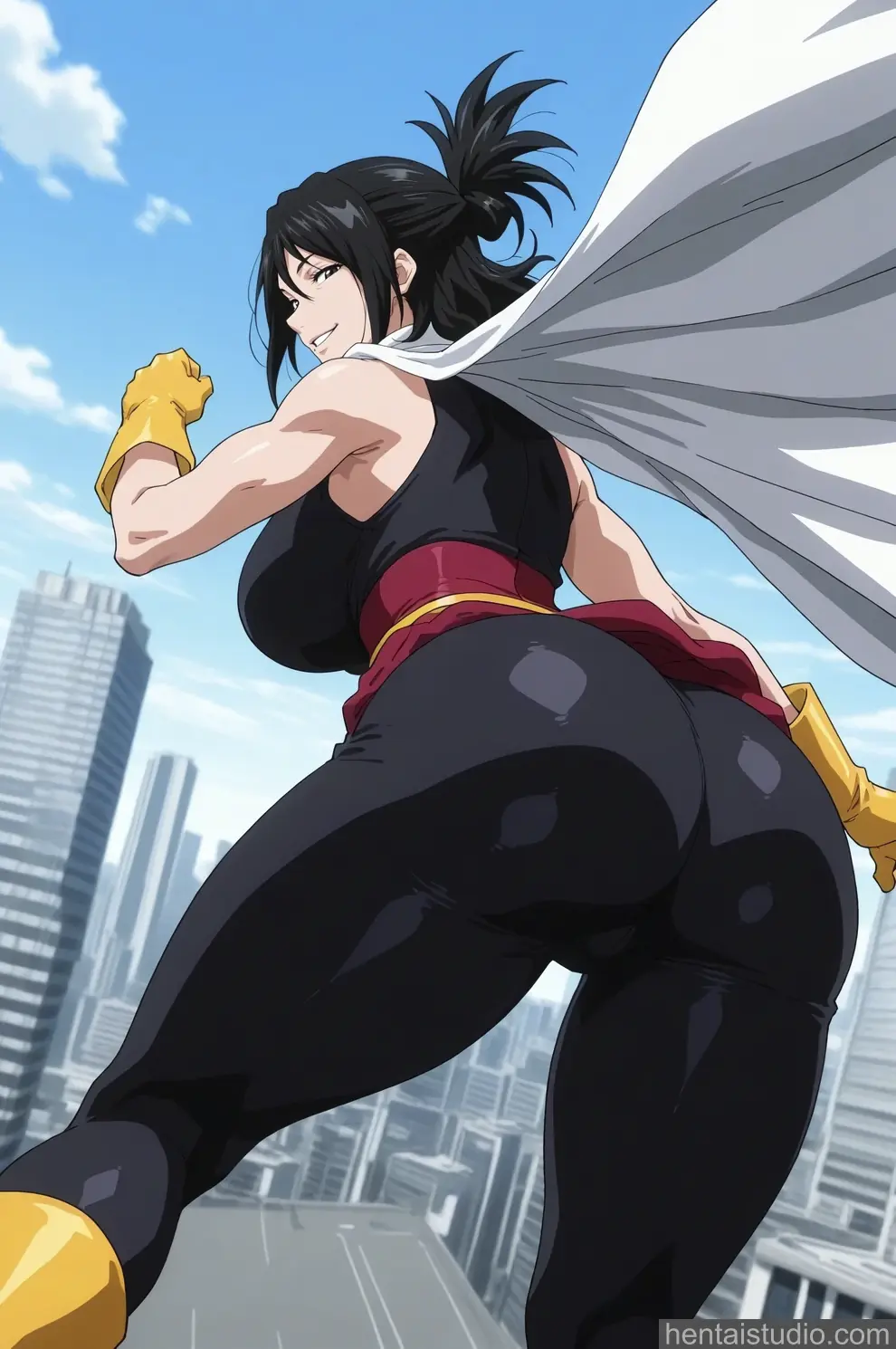 Nana Shimura from My Hero Academia hentai art 10 of 96
