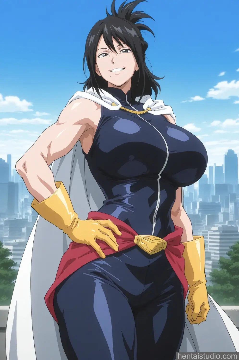Nana Shimura from My Hero Academia hentai art 11 of 96