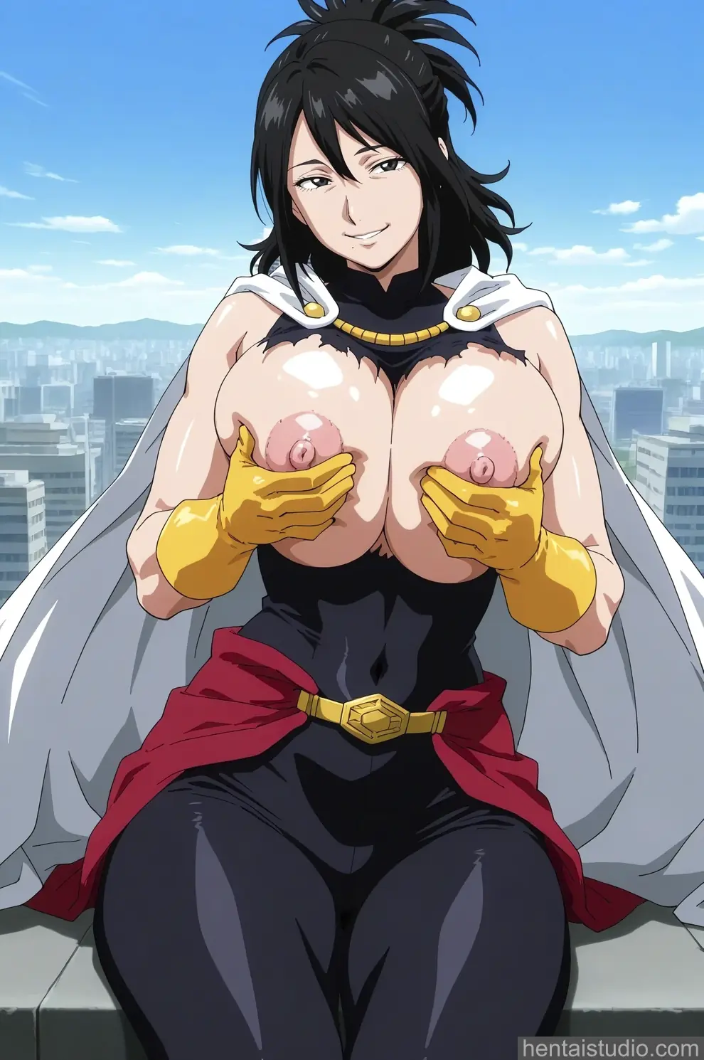 Nana Shimura from My Hero Academia hentai art 86 of 96